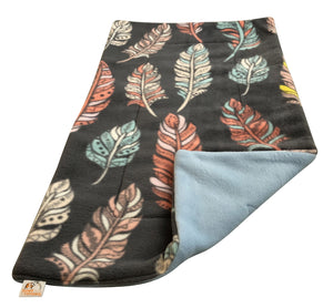 1x2 C&C Cage Liner | Feathers on Gray